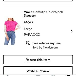 Vince Camuto sweater